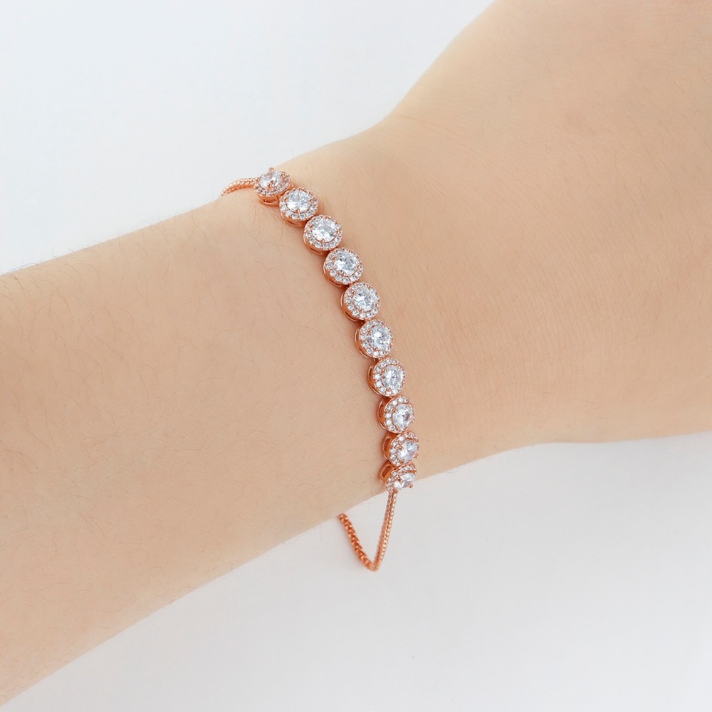 Sparkling Bolo Bracelet